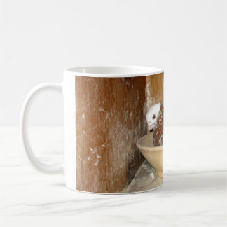 Café Paloma en su taza del cuenco de la jerarquía