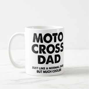 Café Papá de Motocross divertido Taza de Mike de tierra