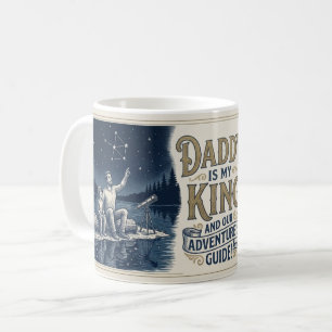 Café "Papá es mi rey" Guía de aventuras Taza de cerámic