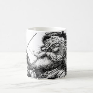 Café Papá Noel alegre por la taza no.1 de Thomas Nast