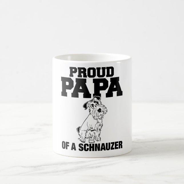 Café Papá orgullosa de una taza del Schnauzer (Centro)