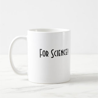 Café Para la taza de la ciencia