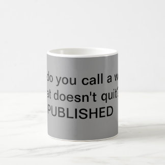 Café Para la taza de los escritores solamente