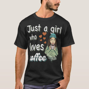 Café para mujeres camiseta para mujeres