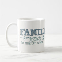 Para siempre taza de la familia