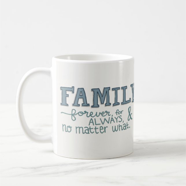 Café Para siempre taza de la familia (Izquierda)