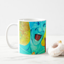 Café para soy taza de artista extra grande