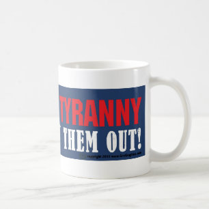 Café Pare la taza de la tiranía