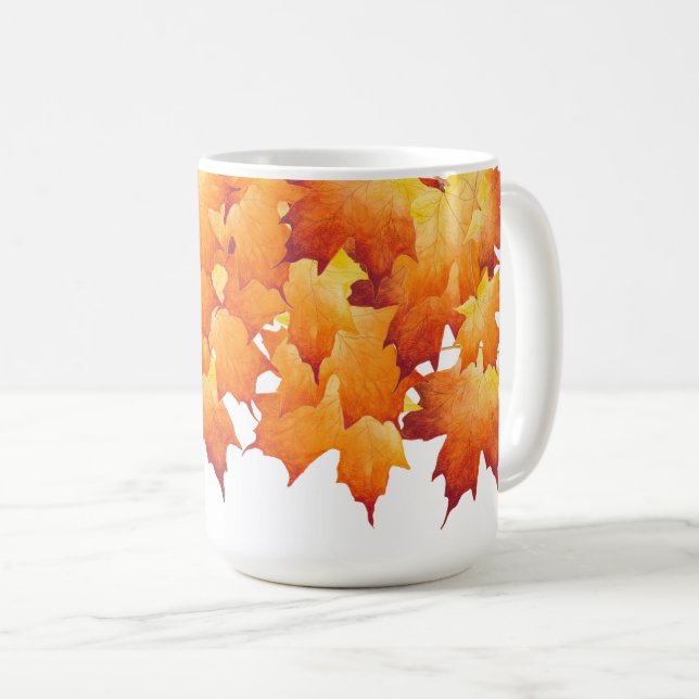 Café Pareja de arce en una taza clásica (Anverso derecho)