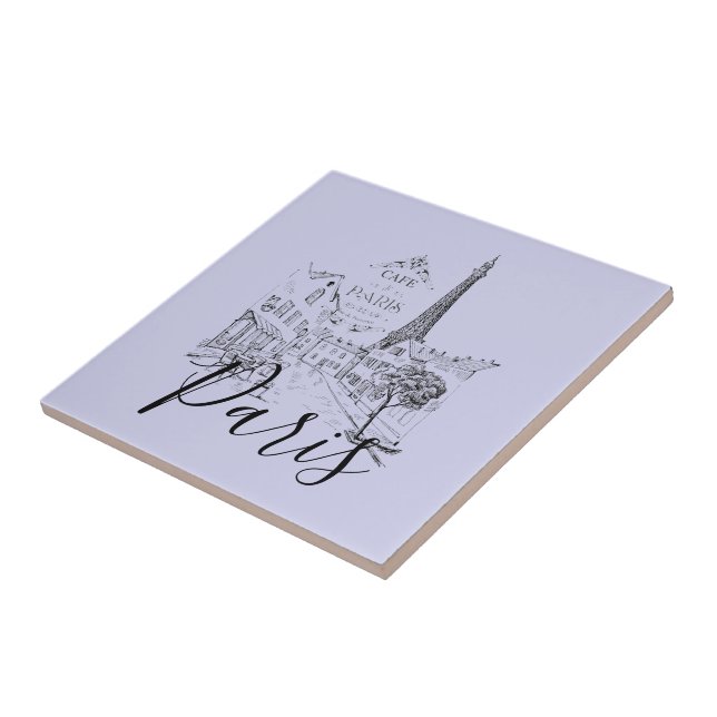 Cafe Paris Azulejo (Lado)