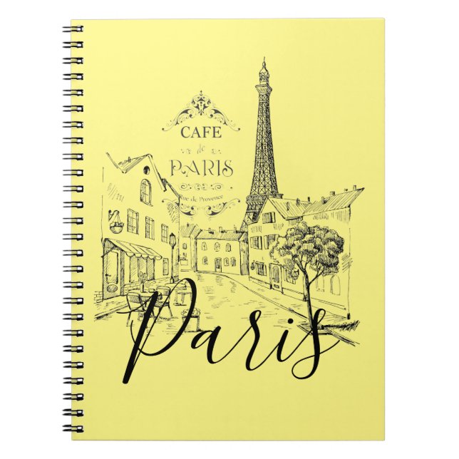 Café París   Cuaderno (Frente)