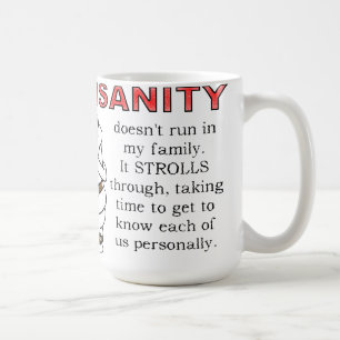 Café Paseos de Locura Taza Divertida