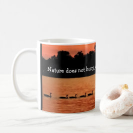 Café Patos en una fila - Louisville; Taza de la cita de