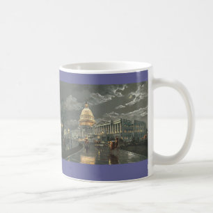 Café Paul McGehee "el capitolio por taza del claro de