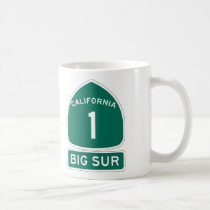 Café PCH - Carretera 1 de CA - taza grande de Sur