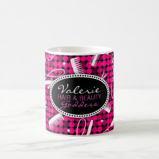 Café Pelo de las rosas fuertes y taza de encargo