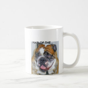 Café PELO de Sassydog de la taza del bulldog del perro