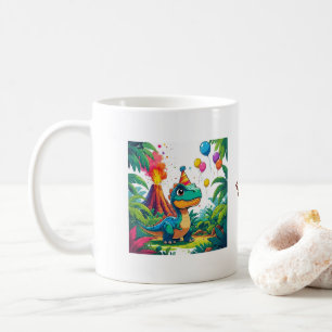Café Pequeño Dino, Grandes Sueños – Taza de Dinosaurio