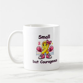 Café "Pequeño pero Valiente: Taza de la Cinta Amarilla"