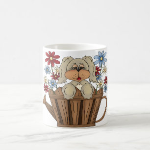 Café Perrito en una taza de la regadera