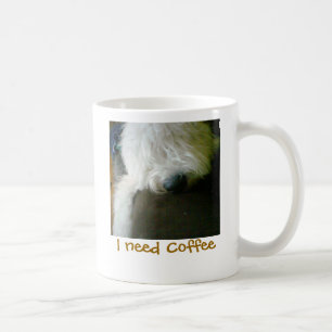 Café Perro pastor inglés viejo, necesito la taza de