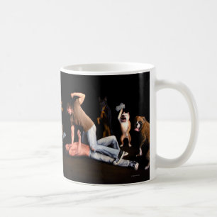 Café Perros en la taza de Manfight