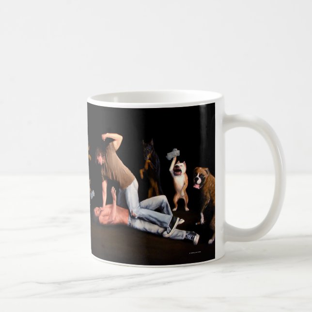 Café Perros en la taza de Manfight (Derecha)