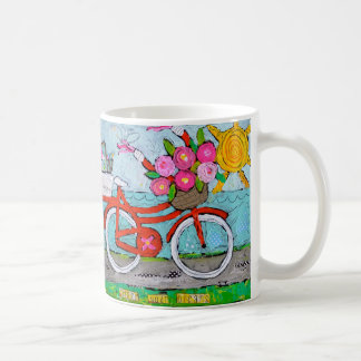 Café Persiga su taza de la bicicleta de los sueños