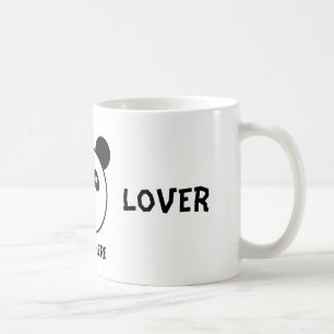 Café Personalice la taza del amante de la panda