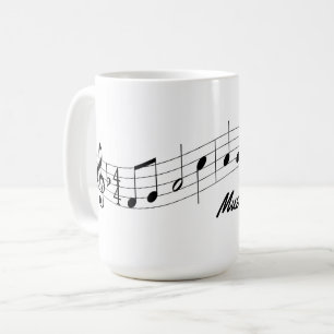 Café Personalizable de la taza del profesor de música