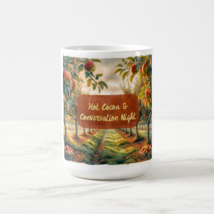 Café Personalizado Cacao caliente y taza de conversació