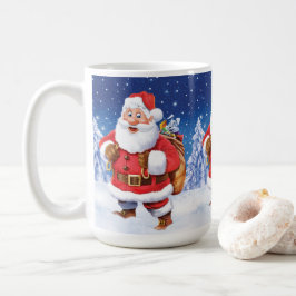 Café Personalizados Navidades taza de café, Jolly Santa