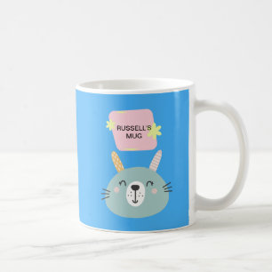 Café Personalizar la taza de tu hijo. Escriba el nombre
