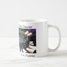 Café Pies del círculo de la danza del paso - taza