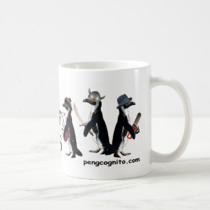 Café Pingüinos con la taza de las armas