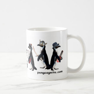 Café Pingüinos con la taza de las armas