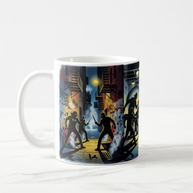 Café Pintarlo de negro — Taza Joy Fading Into Shadow (Izquierda)