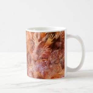 Café Pintura de cuevas prehistórica de la taza de caf