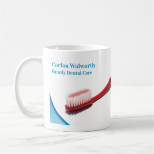 Café Plantilla de Taza para Consultorio Dental