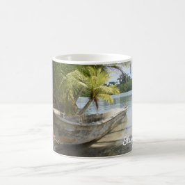 Café Playa de las estrellas de mar - taza tropical de