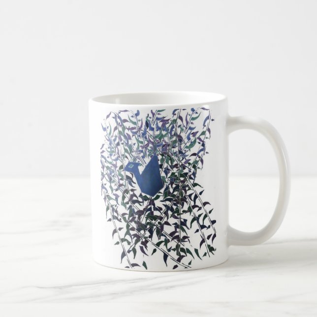 Café Plumas de la taza eterna del amor (Derecha)