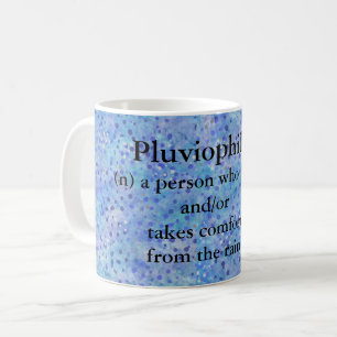 Café Pluviophile - taza del amante de la lluvia