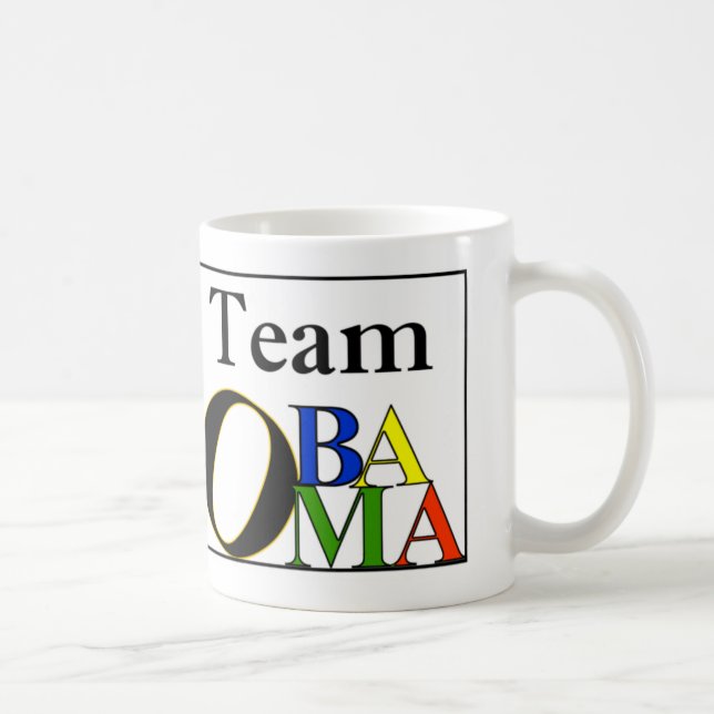 Café Podemos sí taza de Obama (Derecha)