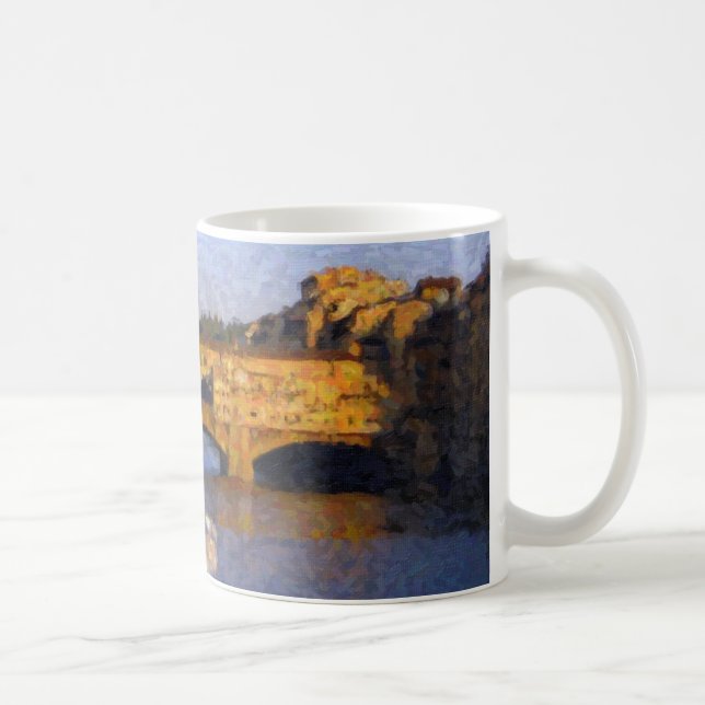 Café "Ponte Vecchio, taza de Florencia, Italia" (Derecha)