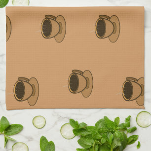 ¡Café, por favor! Toallas de cocina de impresión m