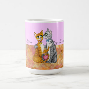 Café Porciones de taza del el día de San Valentín de