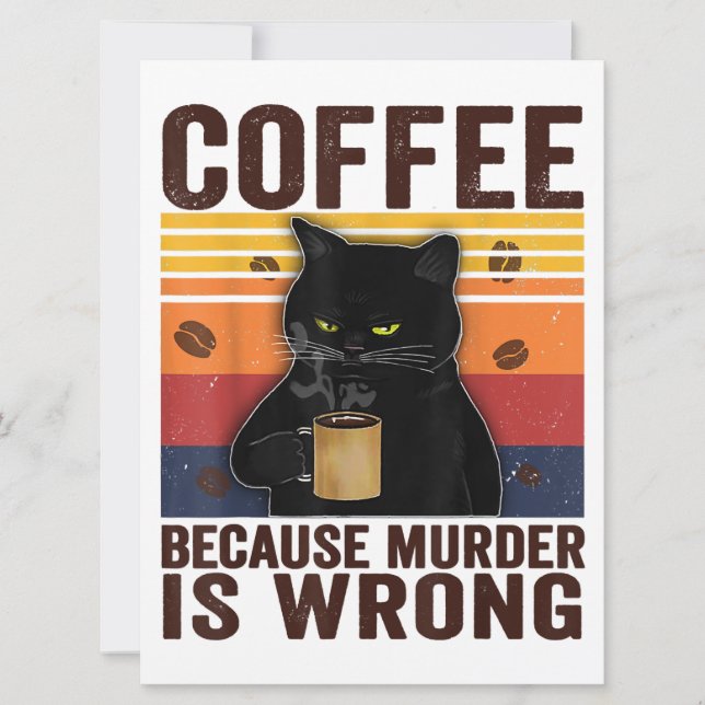 Café Porque El Asesinato Es Un Falso Amor Esencial (Anverso)