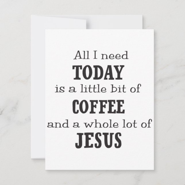 café postal y Jesús (Anverso)