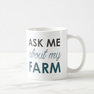 Café Pregúnteme acerca de mi taza de la granja