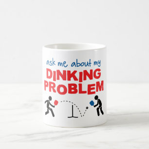 Café "Pregúnteme acerca taza de Pickleball de mi